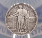 1917 "S" Standing Liberty Quarter *TYPE 1* 25c ANACS VF25 #838 Very Fine ECC&C