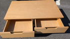 New Ex Display Swyft Oak Wood Coffee Table LOCAL DELIVERY ONLY READ DESCRIPTION