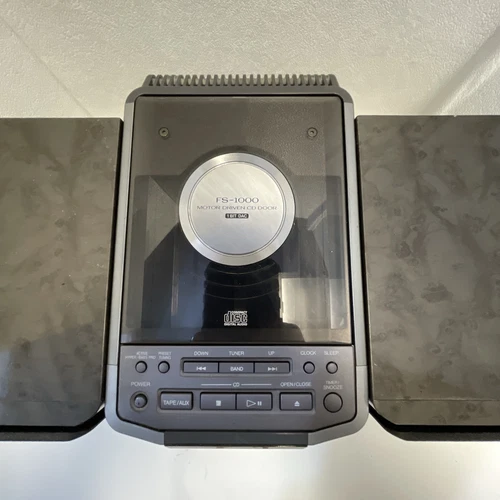 JVC FS-1000 CD Player AM/FM Compact Mini System Speakers No Remote Tested READ - Picture 6 of 16