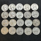 Lot of 20 US Silver Quarters .25c 1940’s-1964.