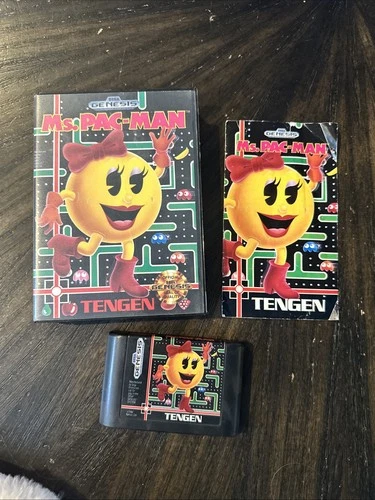 Sega Genesis Game Ms. Pac-Man CIB Complete In Box
