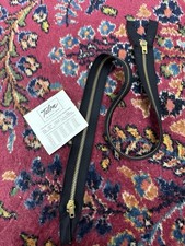 Nos Vintage Talon 26 Metal Closed-end Zipper Black Brass Teeth Usa Style 153-11 Nos Vintage Talon 26 Metal Closed-end Zipper Black Brass Teeth Usa Style 153-11