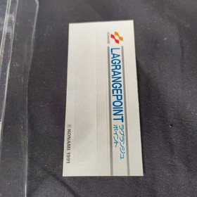 LAGRANGE POINT KONAMI Famicom NES Cartridge w/ Manual, box set, Working, Japan