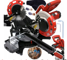 GEHRUNGSSÄGE HOLZGEHRUNGSSÄGE KAPPSÄGE MIT LASER 2200W