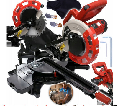 GEHRUNGSSÄGE HOLZGEHRUNGSSÄGE KAPPSÄGE MIT LASER 2200W