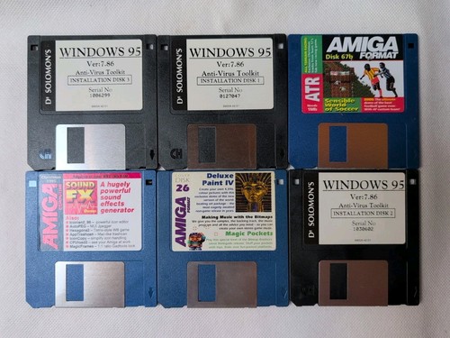 Job lot of Various PC Computer Software & AMIGA Floppy Disk Collection 100 X - 第 7/18 張圖片