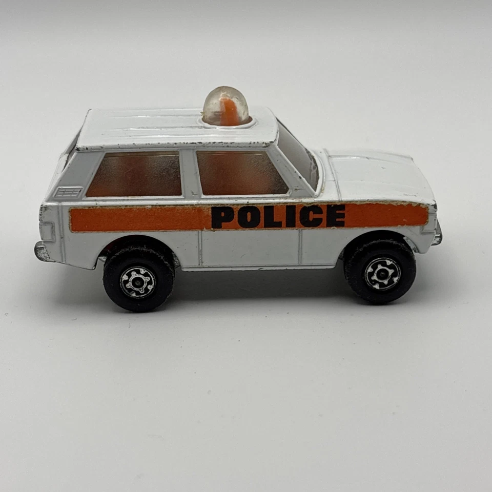 VTG Matchbox Rolamatics Range Rover Police Patrol #20 1975 Diecast Car England - Image 2 of 4