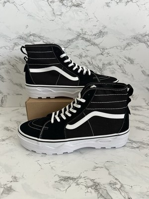 Vans Sentry SK8-High Waffle Cup Classic Shoes Black White 721454 Men s Size 12