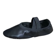Girls Split Sole Leather Ballet Dance Slippers