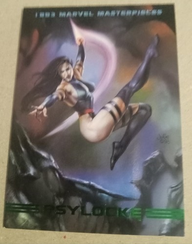 Psylocke 1993 SkyBox Marvel Masterpieces #24