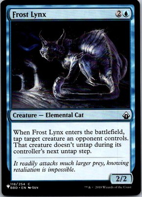 Frost Lynx The List Reprints NM Normal