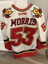 Calgary Flames CCM Jersey - Derek Morris - M - 50