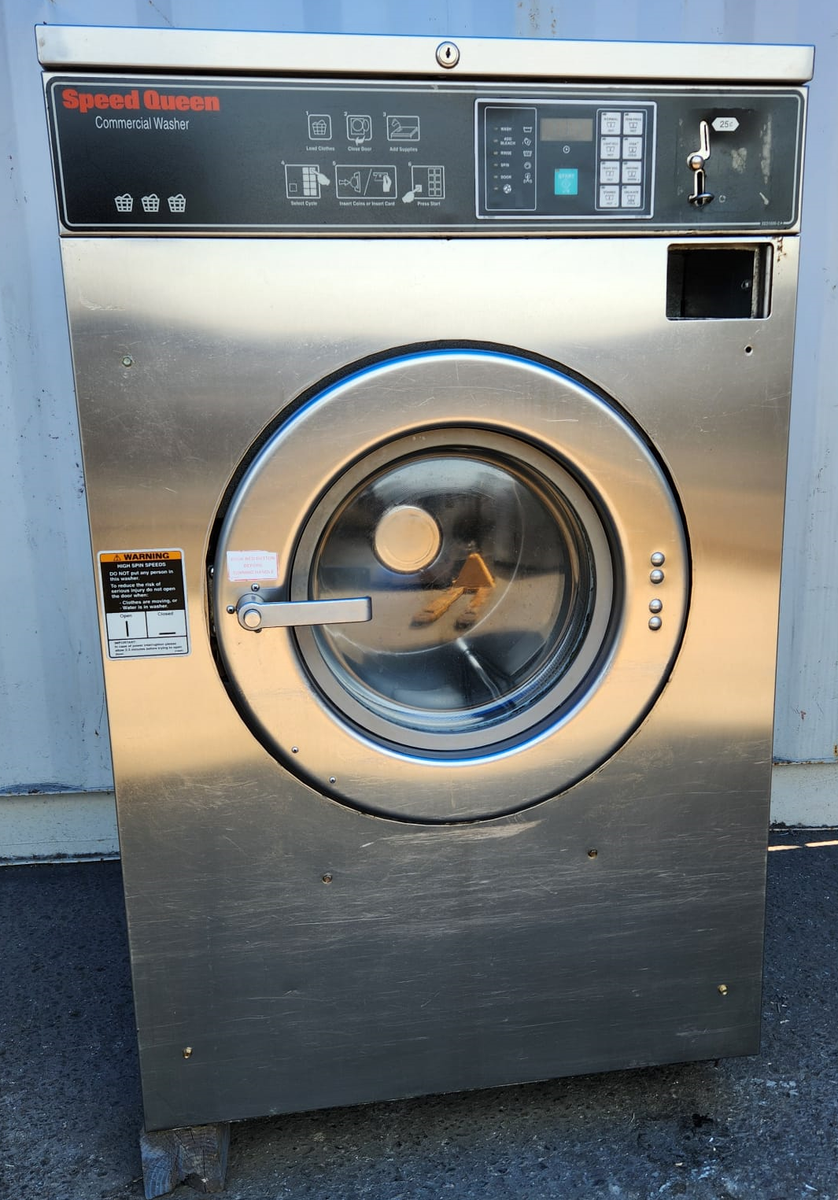 SPEED QUEEN COIN-OP FRONT LOAD WASHER MODEL SC30BC2OU60001 SN