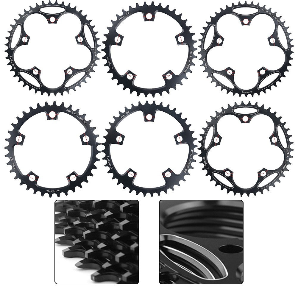 Pignone in Alluminio per Mountain Bike con Design Mud Groove foto 2