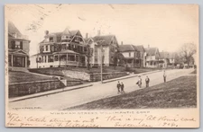 1906 Willimantic, Conn - Windham Street Homes - Residential Houses  CT Postcard
