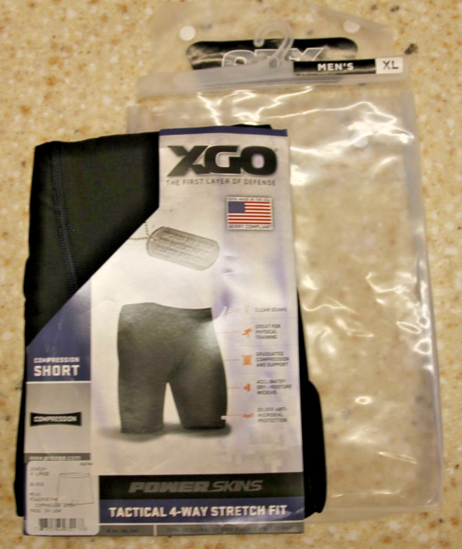 XGO Men's Compression Performance Shorts X Large