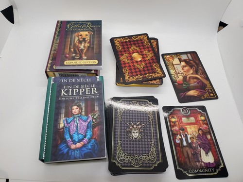 Fin De Siècle Kipper Fortune Telling Deck & Guidebook. And Gilded Reverie Deck. - Picture 3 of 7