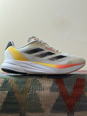 Adidas Duramo Speed Ivory Black Solar Red Men s Size 8.5 Running Shoes IE5477