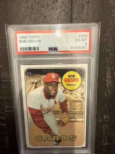 1969 Topps - Bob Gibson #200 PSA 6