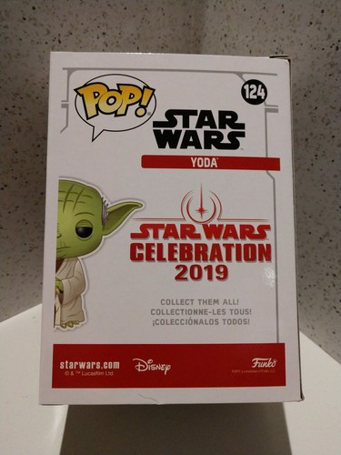 Funko POP! Star Wars Yoda Gold Chrom (#124) 2019 Galactic Convention EXKLUSIV - Bild 2 von 11