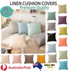 45x45 Plain Solid Colour Cushion Cover Decorative Pillow Case Home Multicoloured