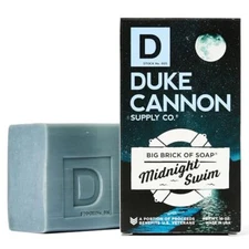 Duke Cannon Big Brick of Soap Midnight Swim - Refreshing Aquatic Scent with 