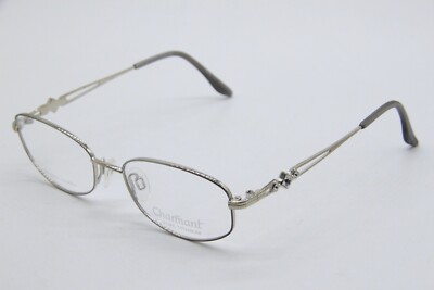 CONCEPT FLEX BY CHARMANT CH8298 SILVER GRAY AUTHENTIC EYEGLASSES 51-17