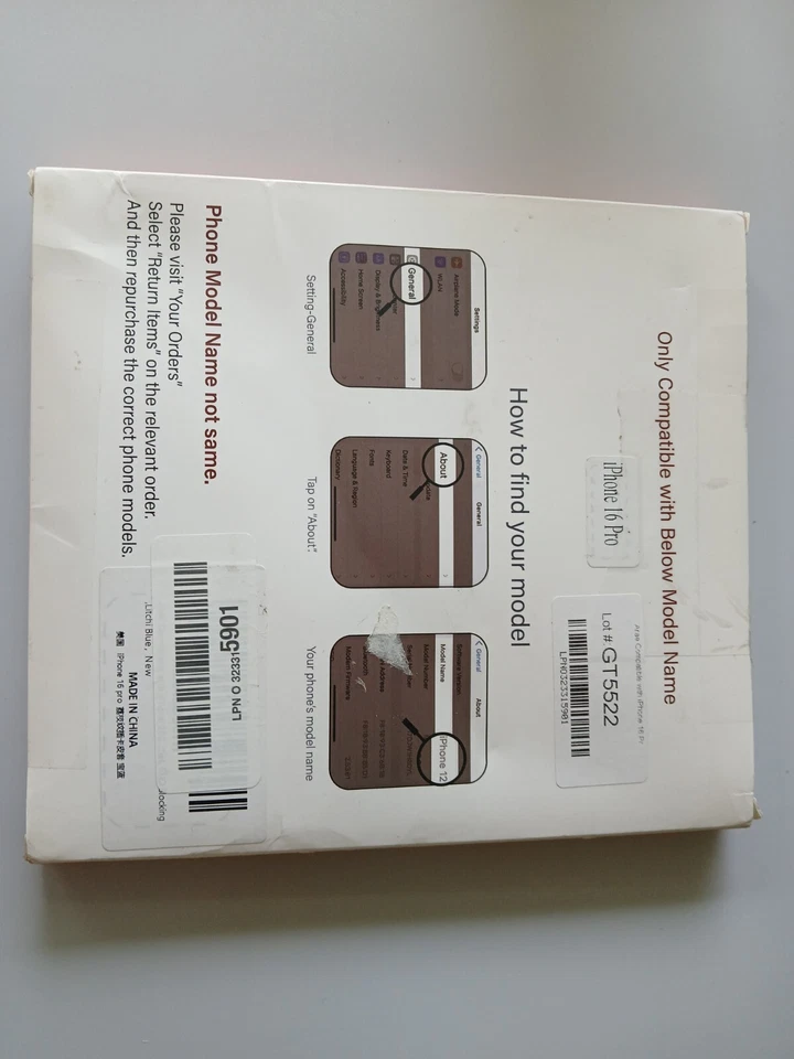 Funda billetera de cuero magnética para teléfono para iPhone 16 Foto 3 de 3