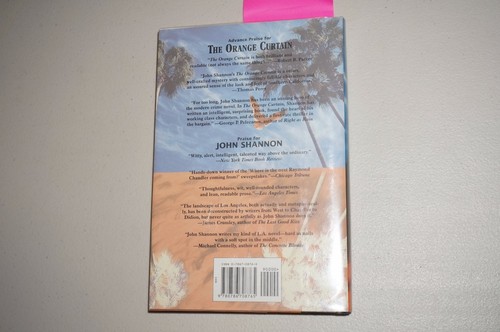 John Shannon ORANGE CURTAIN Jake Liffey Mystery 1st Edition/2nd Print 2001 HC/DJ - Imagen 3 de 5