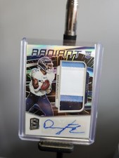 2020 Spectra Darrynton Evans Autograph 3 Color Jumbo Patch RBA AUTO RC /75 Titan