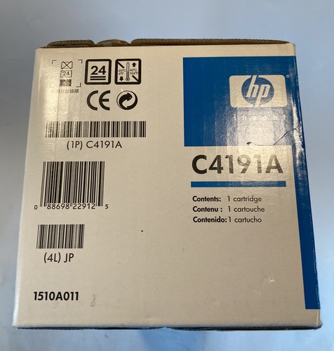 Nuevo cartucho de tóner genuino C4191A negro HP LaserJet 4500 4550 nuevo de stock - Imagen 4 de 5