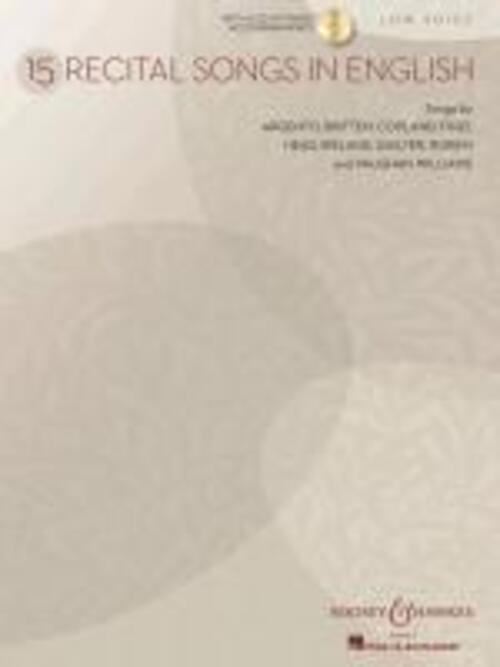 Thumbnail - Hal Leonard Corp | 15 Recital Songs In English - Low Voice Book/online