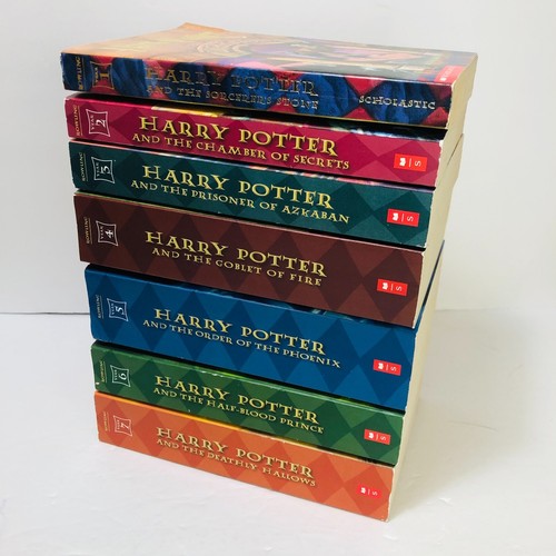HARRY POTTER SERIES 7 PB Books (books #1-7) by J.K. Rowling Scholastic - Picture 3 of 14