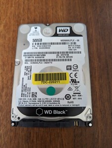 WD Black Mobile 500GB 2,5" WD5000LPLX HDD SATA 6Gb/s 7200 Festplatte 1