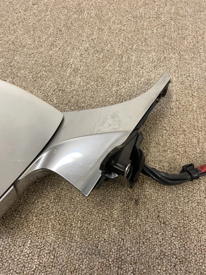 Conjunto de espejo retrovisor lateral izquierdo del conductor Tesla Model 3 2017-2023 OEM blanco PPSW Foto 4 de 4