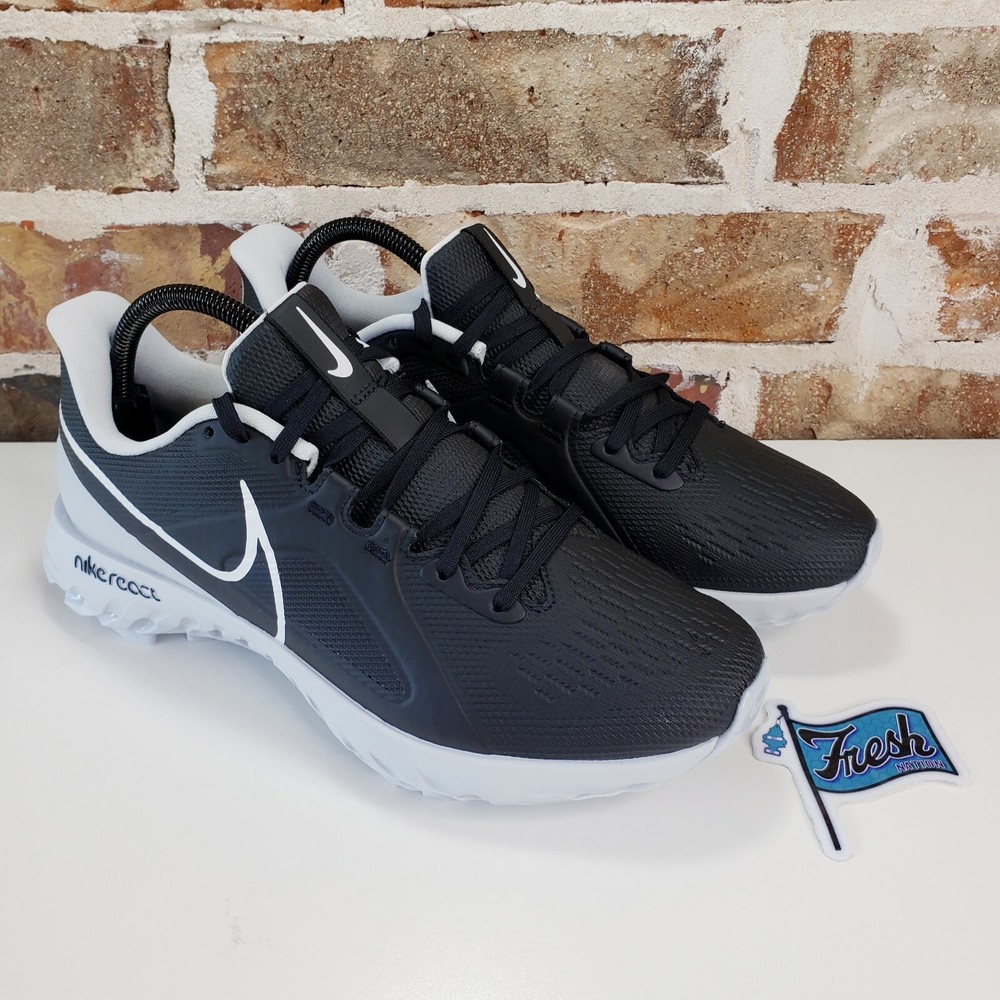 Nike React Infinity Pro Mens Golf Shoes Size 9 Black White CT6620-004