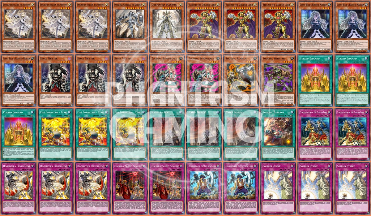 Zoodiac Eldlich Deck Huaquero Golden Land Ghost Belle Yugioh | eBay