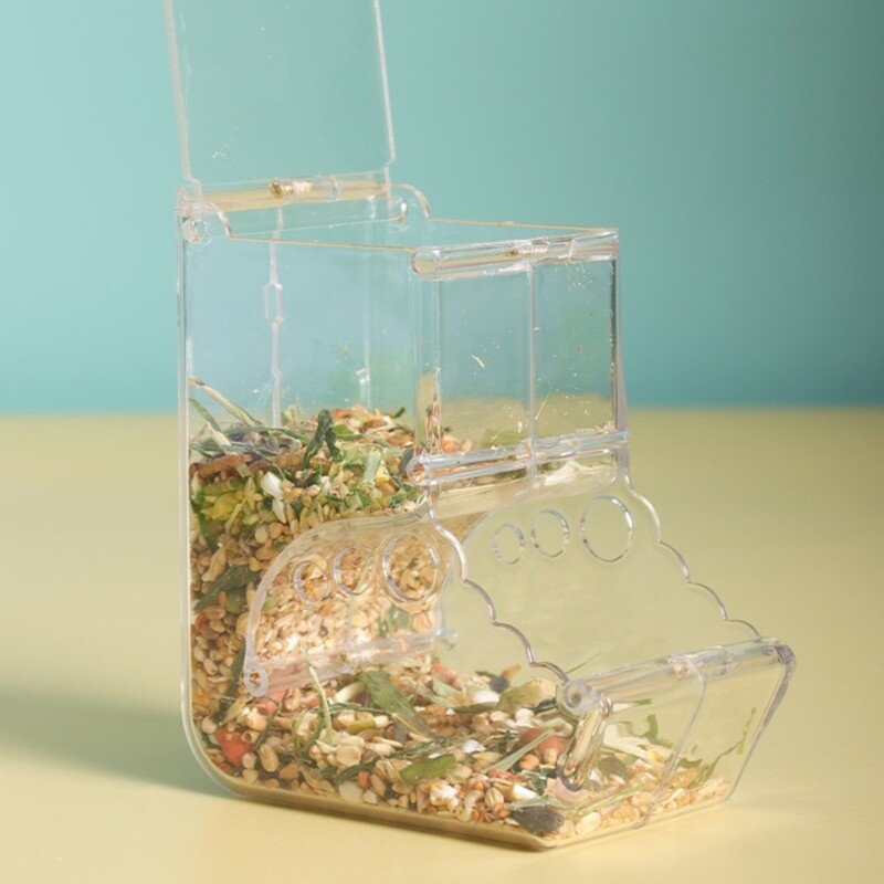 Squirrels Feeder Large Food Feeder Automatic Feeder for Cage Hedgehogs