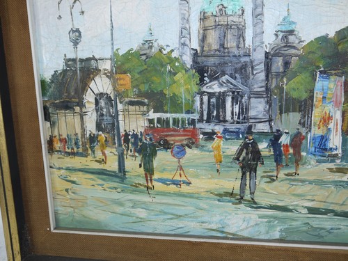 Antique Oil on Canvas signed Maurice Utrillo Frame original - Picture 6 of 12