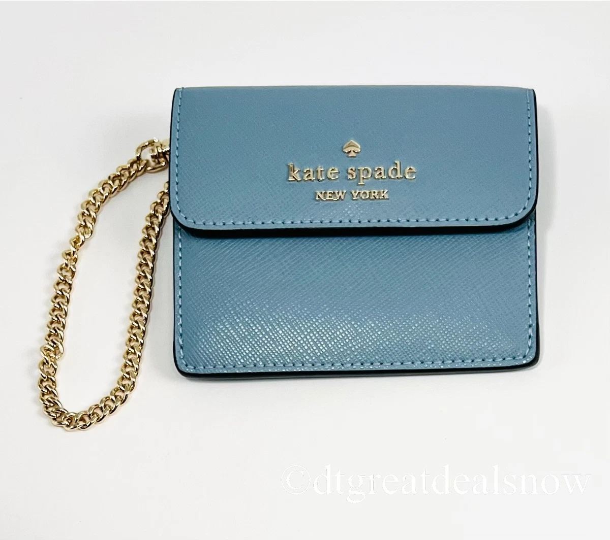 Kate Spade Madison Saffiano Leather KC591 Mini Wallet With Chain