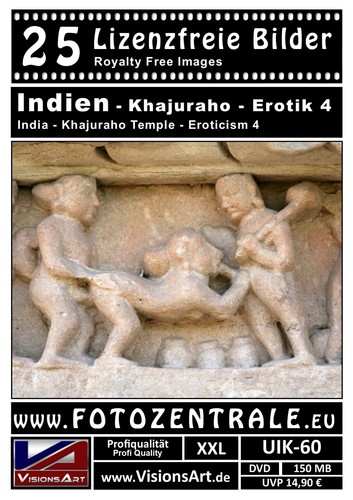 450 Lizenzfreie Profi-Bilder - Khajuraho Erotik-Tempel Indien (Royalty Free) - Bild 3 von 13