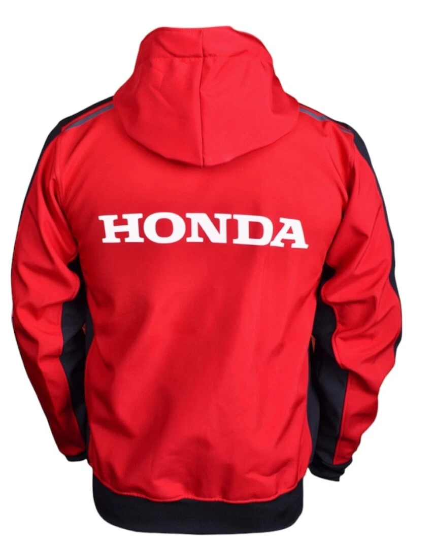 Mens Honda Racing Jacket Hoodie Africa Twin CRF Rally Goldwing All Sizes  Red | eBay