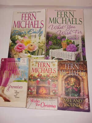 Lot of 5 FERN MICHAELS PB : Dear Emily,  West you Wish For,  Safe & Sound,  + 2