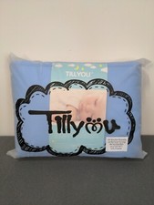 TILLYOU 3-Piece Padded Baby Crib Rail Cover Protector Set Safe Teething Blue