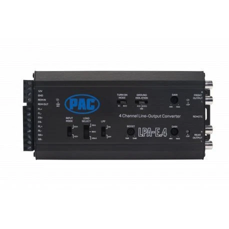 PAC LPA-E.4 Advanced LOCPRO Expert Line Output Converter w/ Auto Turn On 4-Ch - Image 3 of 4