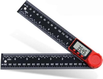 Gasea Digital Winkelsucher Lineal, 200mm/7 Zoll LCD Digital Winkelmesser Goniometer