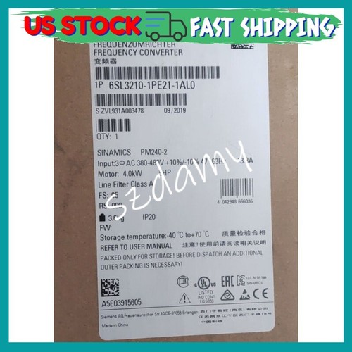 Nuevo módulo Siemens 6SL3 210-1PE21-1AL0 SINAMICS 6SL3210-1PE21-1AL0 en caja