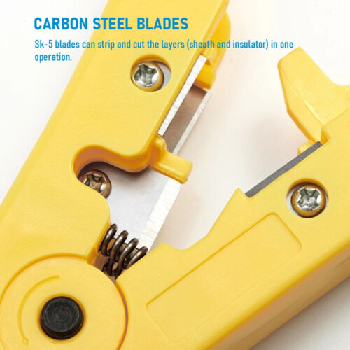 Electric Stripping Knife Pliers Tools Coaxial Cable Wire Pliers Cutter Striper - Picture 12 of 20