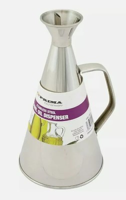 Edelstahl Classic Olivenöl Ausgießer Spender Speiseöl Dose Flasche 750ml