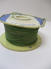 ALPHA WIRE CORP. GREEN P/N 1551-GR 22GA, 1000', 7/30 T.C., .016 PVC TYPE WMII